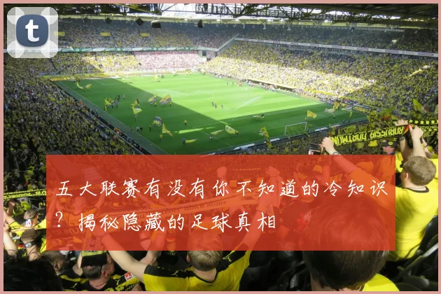五大联赛有没有你不知道的冷知识？揭秘隐藏的足球真相
